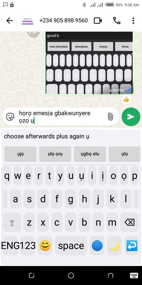Help Publish the Igbo Keyboard App