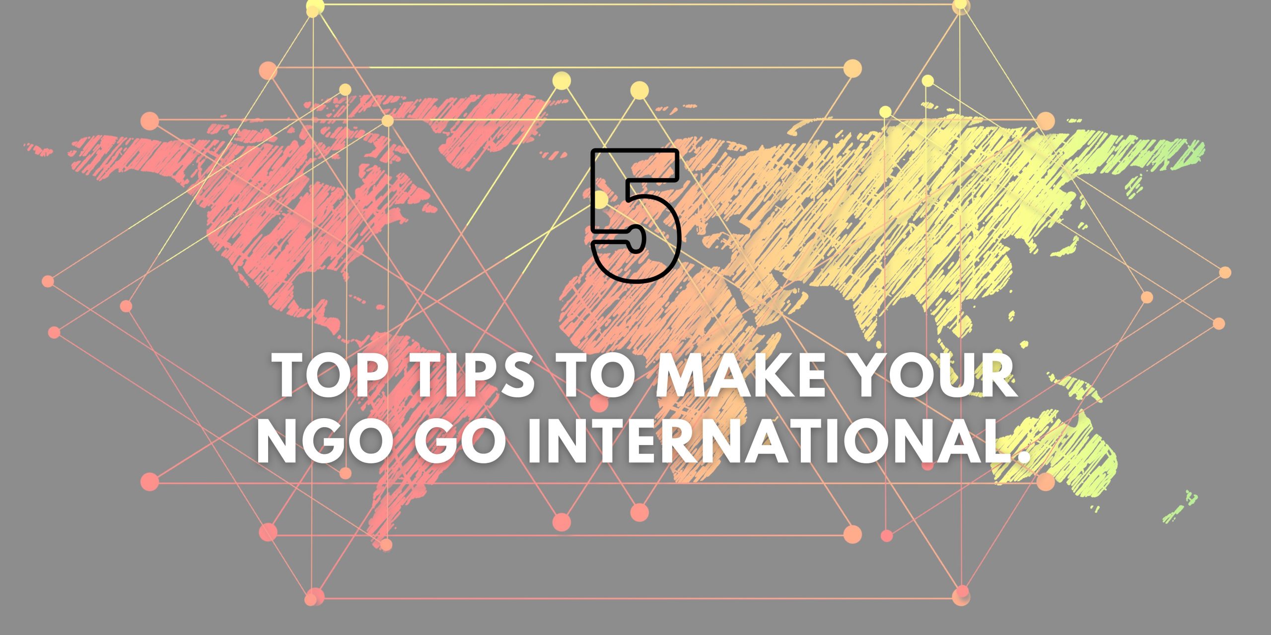 Top 5 Tips to Make Your NGO Go International.