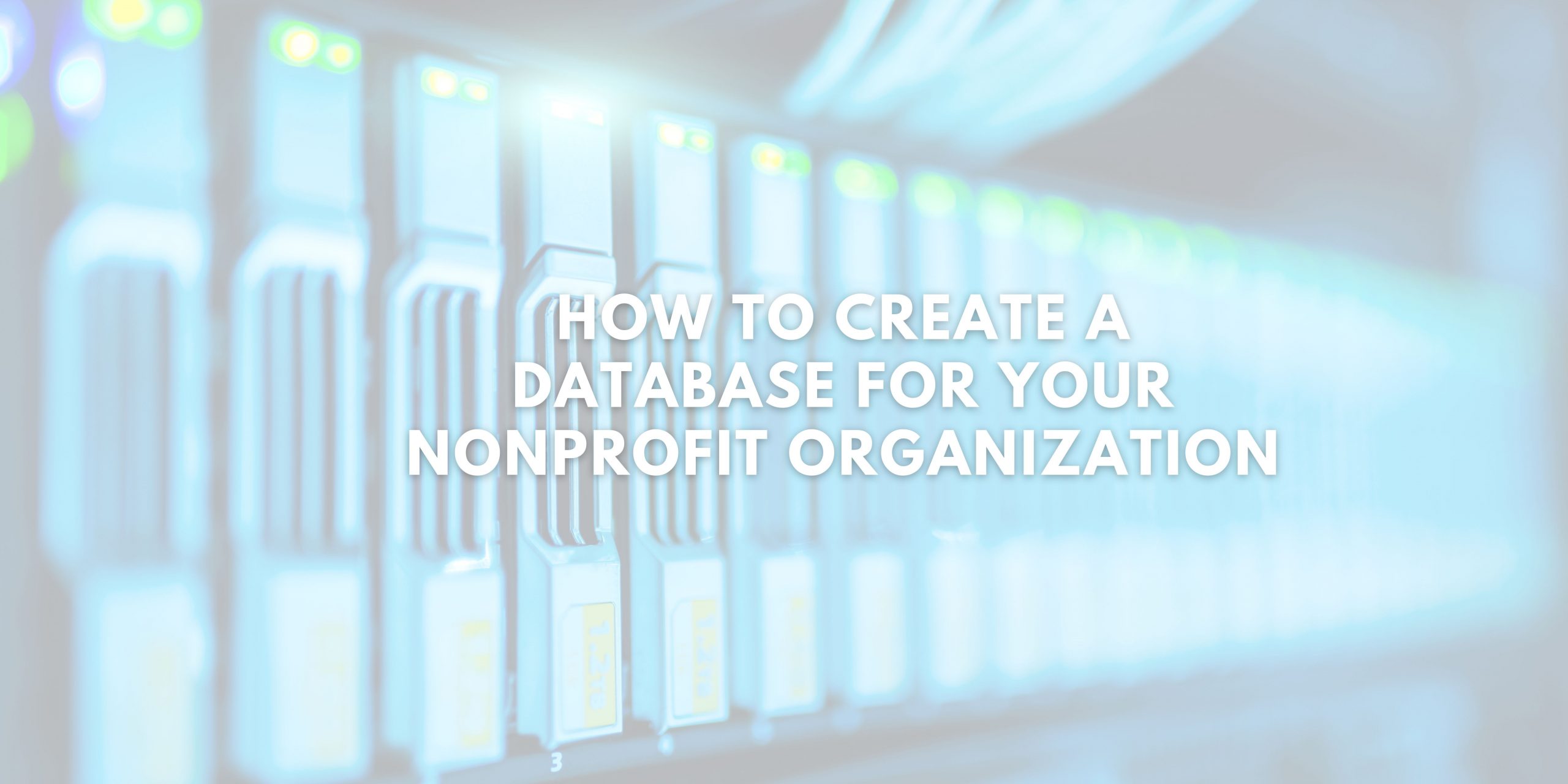 database for nonprofits