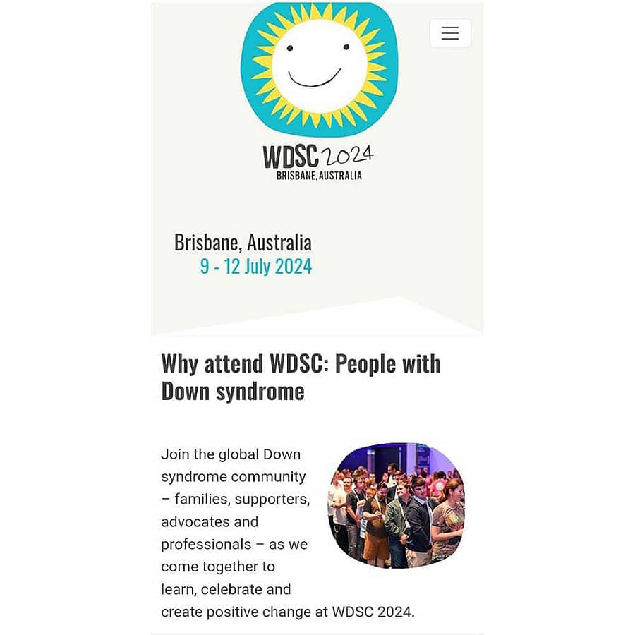 2024 World Down Syndrome Congress in Australia
