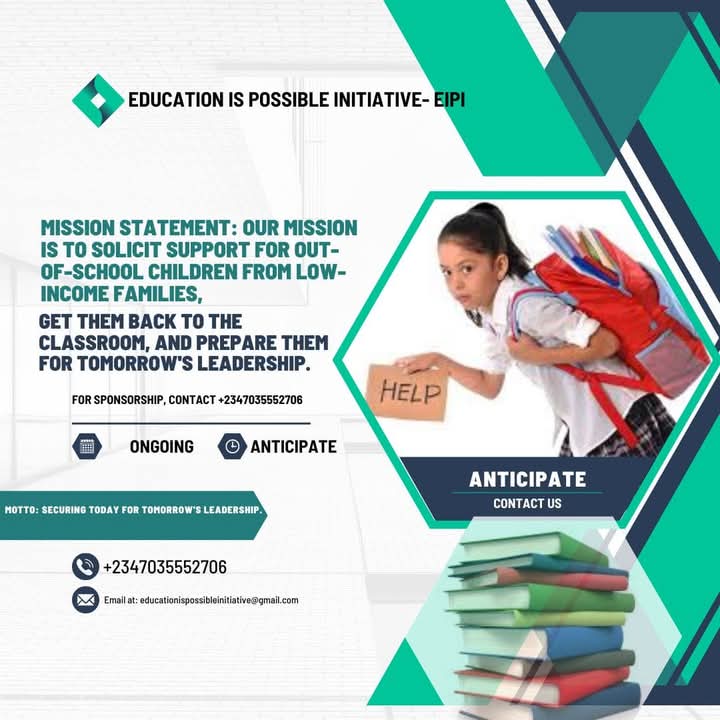 Support a Child’s Education – Give Hope Today.