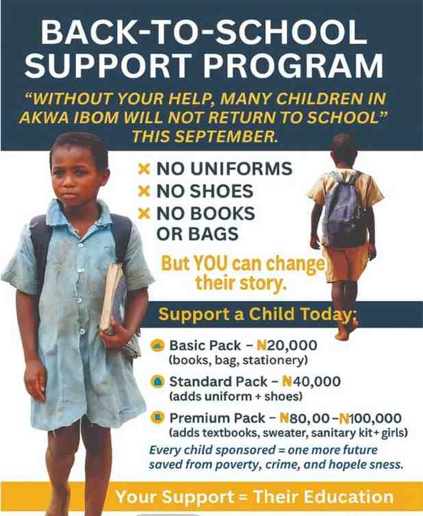 Back-to-School Support Program In Akwa Ibom