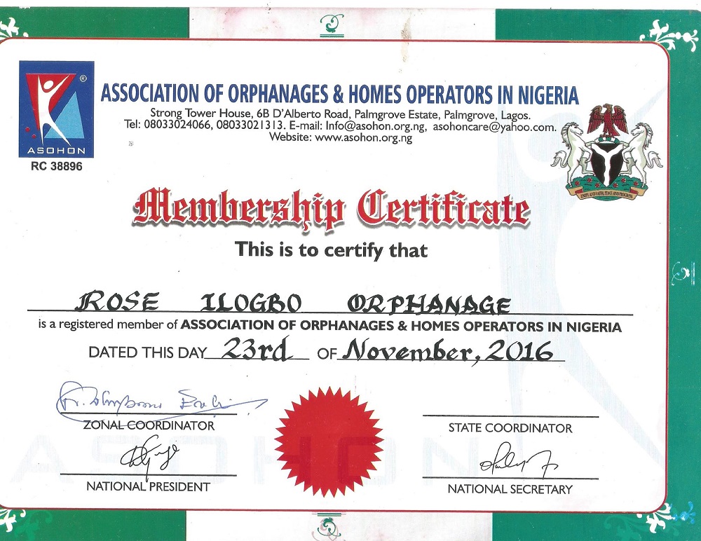 Rose Ilogbo Orphanage and Motherless Babies Home