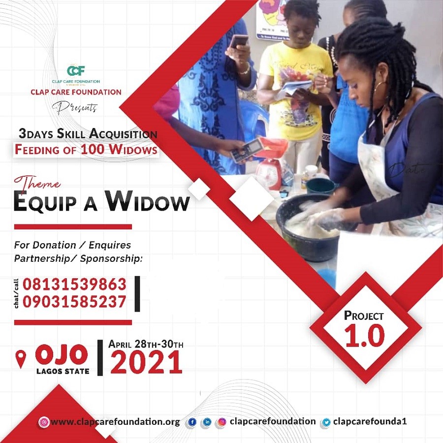 FEED AND TRAIN 100 WIDOWS