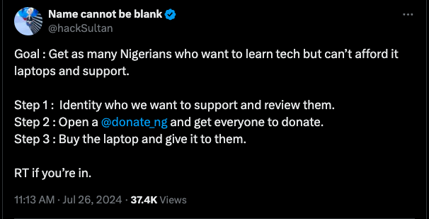 Laptop to support a techie