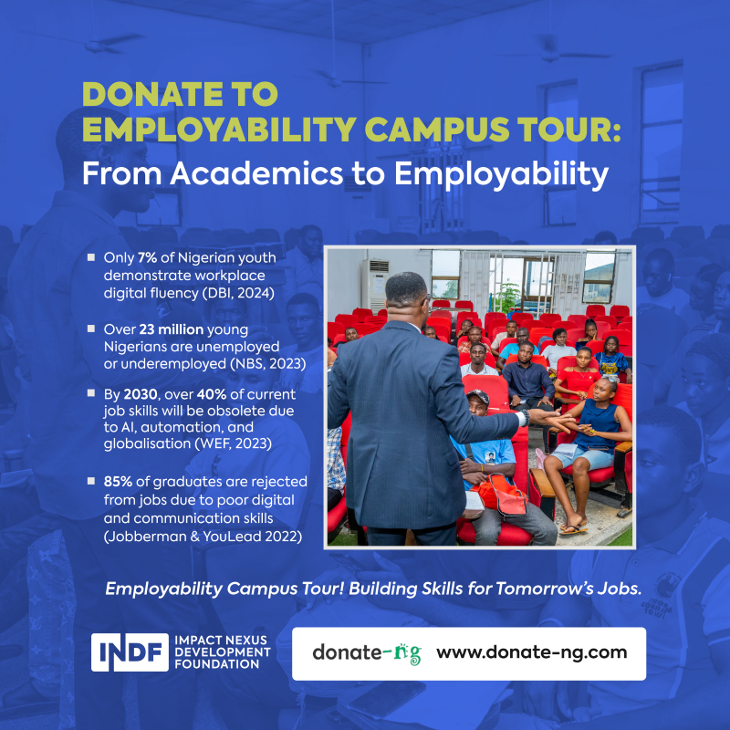 DONATE TO EMPLOYABILITY CAMPUS TOUR - BAYELSA