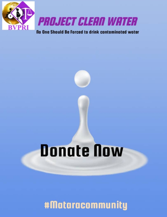 #ProjectCleanWater NO2DRINKING CONTAMINATED WATER 