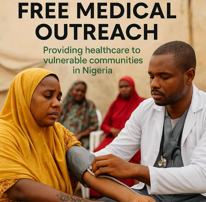 Free medical outreach to heal the sick in Nigeria
