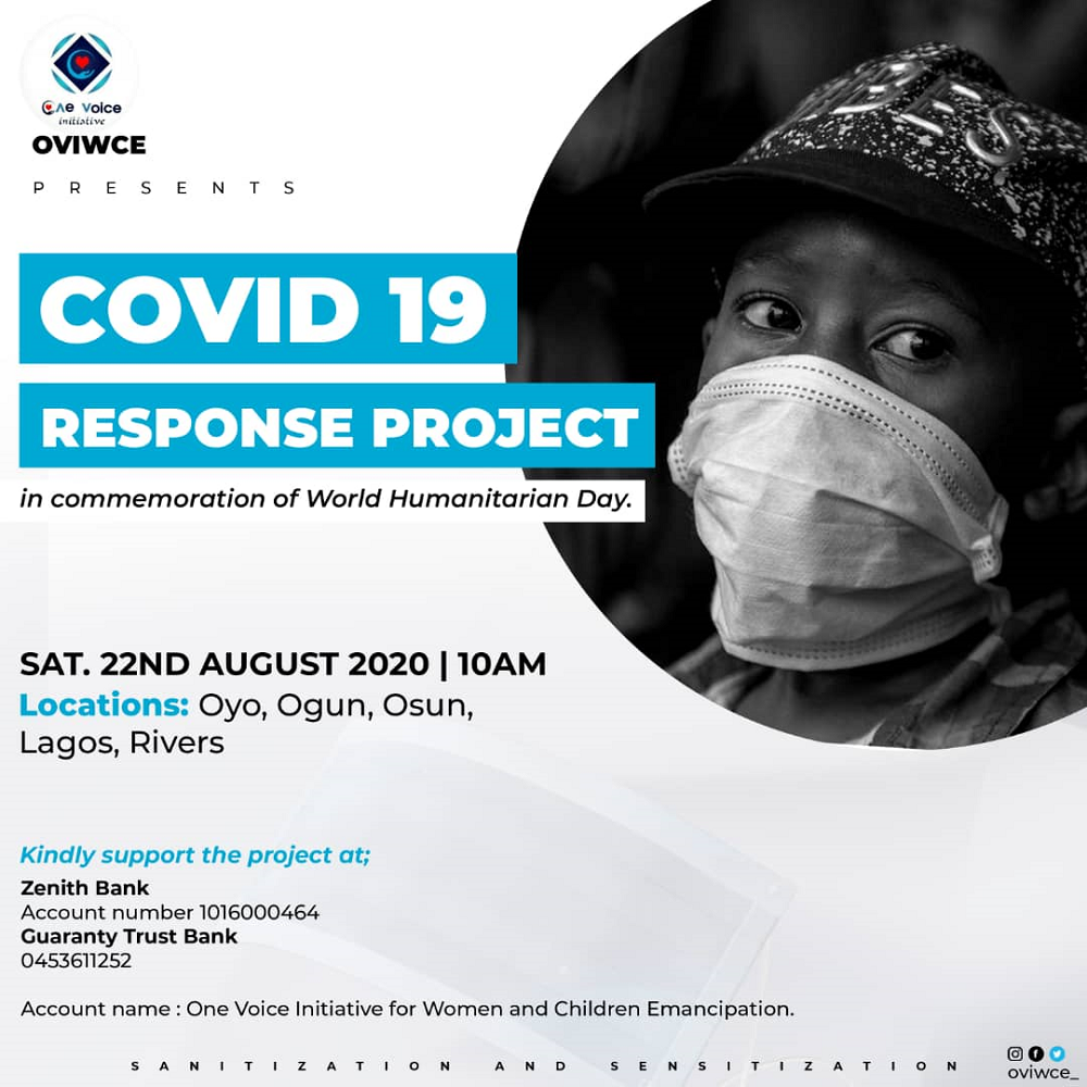 OVIWCE COVID19 PANDEMIC RESPONSE PROJECT