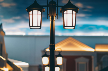 community security light installation