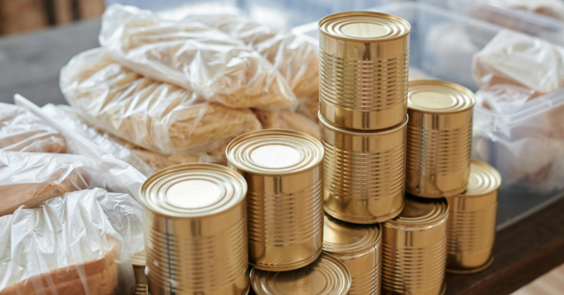 emergency shelter food supply drive