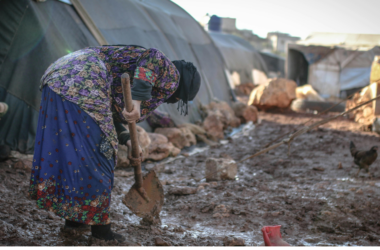 hygiene supplies for displaced families