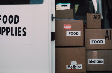 local disaster relief food drives