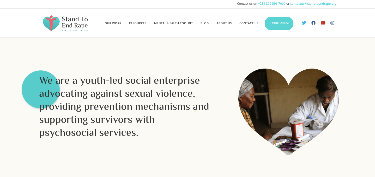 10 LOCAL CHARITIES TO DONATE TO IN NIGERIA | 5 STAND TO END RAPE