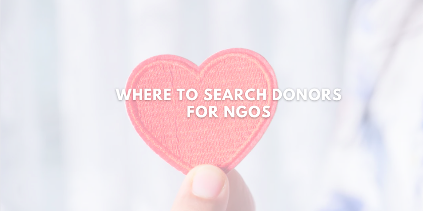Where to search donors for NGOs