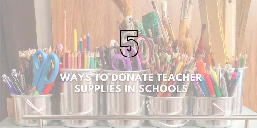 Ways to Donate Teacher Supplies in Schools