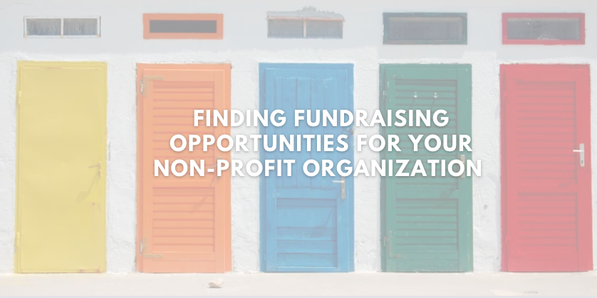 Finding Fundraising Opportunities for Your Non-profit Organization 
