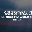 A Ripple of Light: The Power of Spreading Kindness in a World That Needs It In a world filled with darkness, kindness has the remarkable ability to ignite a ripple of light that can spread far and wide. The power of simple acts of kindness should never be underestimated, especially in times when the world needs it the most. In this article, we delve into the profound impact of spreading kindness and discover how it can transform lives and create a more compassionate society. The importance of kindness in today's world In a society that often values success, power, and competition, kindness can sometimes be overlooked or undervalued. However, it is precisely in this fast-paced and often disconnected world that kindness becomes even more crucial. Kindness is not just a nicety; it is a fundamental human trait that can bring people together and heal wounds. Kindness has the power to break down barriers, build bridges, and strengthen relationships. Just a small act of kindness can have a domino effect, inspiring others to pay it forward and spread positivity. Whether it's holding the door for someone, offering a helping hand, or simply listening to someone's problems, these small acts of kindness can have a profound impact on someone's day and make a lasting impression. The ripple effect of kindness Kindness is contagious. When we experience kindness, it sparks a positive emotional response within us. We feel valued, seen, and appreciated. This, in turn, motivates us to extend kindness to others. It creates a ripple effect that spreads far beyond the initial act, touching the lives of those we come into contact with. The ripple effect of kindness can be seen in various aspects of life. For example, imagine a scenario where someone receives a compliment from a stranger. This simple act of kindness not only brightens their day but also boosts their self-esteem and confidence. As a result, they may go on to treat others with kindness, creating a ripple effect that continues to grow. The Science Behind Kindness Kindness is not just a feel-good emotion; it also has a scientific basis. When we engage in acts of kindness, our brain releases chemicals such as dopamine, oxytocin, and serotonin, which are associated with feelings of happiness, love, and well-being. These chemicals not only make us feel good at the moment but also have long-term benefits for our mental and physical health. Studies have shown that practising kindness can reduce stress, lower blood pressure, and boost our immune system. It can also increase our overall life satisfaction and improve our relationships. Research has found that kindness is not only beneficial for the recipient but also for the giver. Engaging in acts of kindness activates the reward centres in our brain, leading to a positive feedback loop that encourages continued acts of kindness. Ways to spread kindness in your daily life Spreading kindness doesn't have to be complicated or time-consuming. It can be as simple as offering a genuine compliment, expressing gratitude, or lending a helping hand. Here are a few ideas to incorporate kindness into your daily life: Smile at strangers: A warm smile can brighten someone's day and create a sense of connection. Practice active listening: Show genuine interest in others by actively listening and offering support or advice when needed. Random acts of kindness: Surprise someone with a small gesture, like buying them a cup of coffee, leaving a kind note, or offering to help with a task. Volunteer your time: Find a local organization or charity that aligns with your values and volunteer your time to make a difference in your community. Be kind to yourself: Remember to extend kindness to yourself as well. Practice self-care, forgive your mistakes, and treat yourself with compassion. The impact of kindness in different areas of life - relationships, work, and community Kindness has far-reaching effects in various areas of life. In relationships, acts of kindness can strengthen bonds, improve communication, and foster a sense of trust and intimacy. Small acts of kindness, such as expressing appreciation or doing something thoughtful for your partner, can go a long way in maintaining a healthy and loving relationship. In the workplace, kindness can create a positive and supportive environment. When colleagues treat each other with kindness, it enhances teamwork, boosts morale, and increases productivity. Kindness can also have a significant impact on customer satisfaction, as people are more likely to remember and recommend businesses that provide exceptional service. Within the community, kindness can bridge divides and create a sense of belonging. Acts of kindness can help address social issues, such as poverty, homelessness, and inequality. By volunteering, supporting local businesses, and actively participating in community initiatives, we can contribute to creating a more compassionate and inclusive society. Encouraging kindness in children and young adults Kindness can be taught and nurtured from a young age. By instilling the values of kindness and empathy in children and young adults, we can shape future generations that prioritize compassion and understanding. Here are a few ways to encourage kindness in children: Lead by example: Children learn by observing their parents and caregivers. Model kindness in your actions and interactions. Teach empathy: Help children understand and relate to the feelings and experiences of others by encouraging them to put themselves in someone else's shoes. Promote inclusivity: Encourage children to be inclusive and accepting of others, regardless of their differences. Practice gratitude: Teach children the importance of expressing gratitude and appreciation for the kindness they receive and the things they have. Encourage acts of kindness: Provide opportunities for children to engage in acts of kindness, such as volunteering, helping out at home, or participating in community service projects. Kindness challenges and initiatives Kindness challenges and initiatives have gained popularity in recent years as a way to inspire and encourage people to spread kindness. These challenges often involve performing random acts of kindness and sharing them on social media using a specific hashtag. By participating in these challenges, individuals can not only make a positive impact but also inspire others to do the same. Additionally, many organizations and communities have started kindness initiatives to create a culture of kindness. These initiatives may include workshops, campaigns, or events focused on promoting kindness and fostering a sense of community. Kindness in the digital age - spreading kindness online In today's digital age, kindness can also be spread online. Social media platforms provide an opportunity to connect with people from all over the world and share messages of kindness and positivity. However, it is important to be mindful of the impact our online interactions can have. Simple acts of kindness online can include leaving positive comments on someone's posts, sharing inspiring stories or quotes, or using social media to raise awareness about important causes. By spreading kindness online, we can counteract the negativity that can often be prevalent on the internet and create a more uplifting and supportive online community. Stories of kindness that inspire Stories of kindness have the power to inspire and remind us of the goodness that exists in the world. From individuals going above and beyond to help others, to communities coming together to support those in need, these stories serve as a testament to the transformative power of kindness. For example, the story of a young girl who started a movement to provide clean water to communities in need, or the story of a stranger who paid for a single mother's groceries, these acts of kindness remind us of the impact we can have when we choose to extend kindness to others. Conclusion - the power of spreading kindness and creating a better world In a world that often seems divided and cynical, embracing kindness can be a game-changer. It not only makes us feel good but also cultivates empathy and fosters a sense of community. Kindness has the potential to break down barriers, build bridges, and create a ripple of light that can change the world. So let us always remember that even the smallest gesture of kindness can create a ripple that can change the world. Whether it's a smile, a helping hand, or a kind word, each act of kindness has the power to transform lives and create a more compassionate society. In a world that needs it more than ever, let us be the ripple of light that spreads kindness far and wide. Together, we can create a better world.