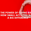 Give Back and Make a Difference