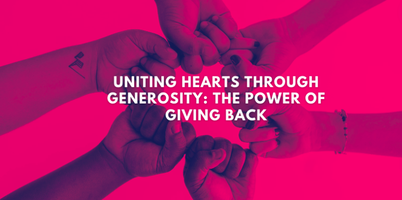 Foster Unity through Generosity