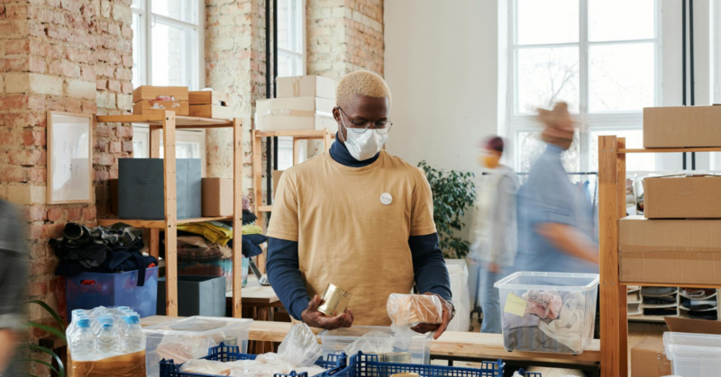 volunteer run food pantry fundraiser